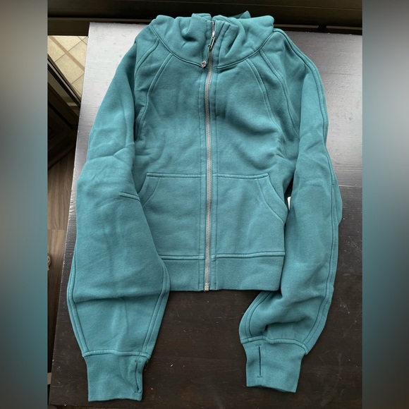 Lululemon Scuba Oversized Full Zip Hoodie “Green Jasper” NWT - Picture 2 of 9